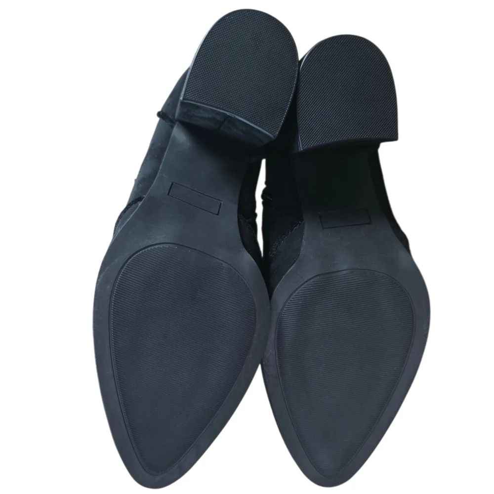 Cloudwalkers Black Faux Suede Ankle Boots Womens 10W - Picture 7 of 10